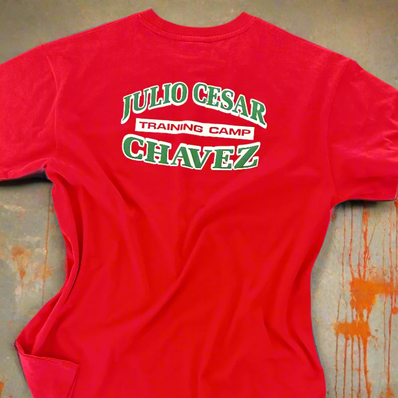 KRONK Julio Cesar Chavez Training Camp Regular Fit T Shirt Red