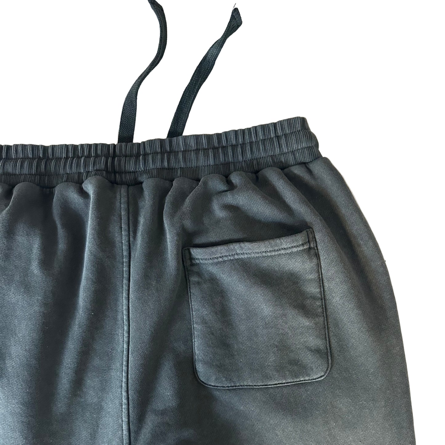 KRONK Faded Gloves Vintage wash Straight Leg Joggers Loose Fit Charcoal