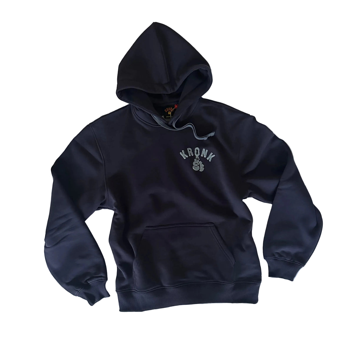 KRONK Boxing Team Towelling Applique Loose Fit Tracksuit Navy/Sky