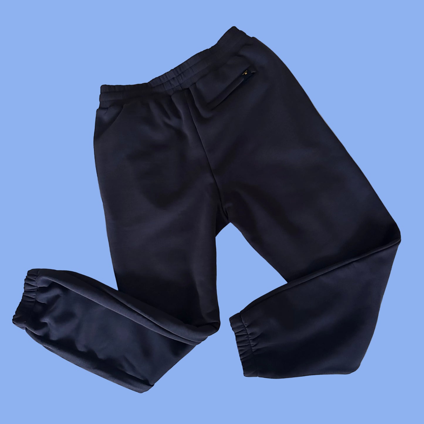 KRONK Boxing Team Towelling Applique Joggers Loose Fit Navy/Sky