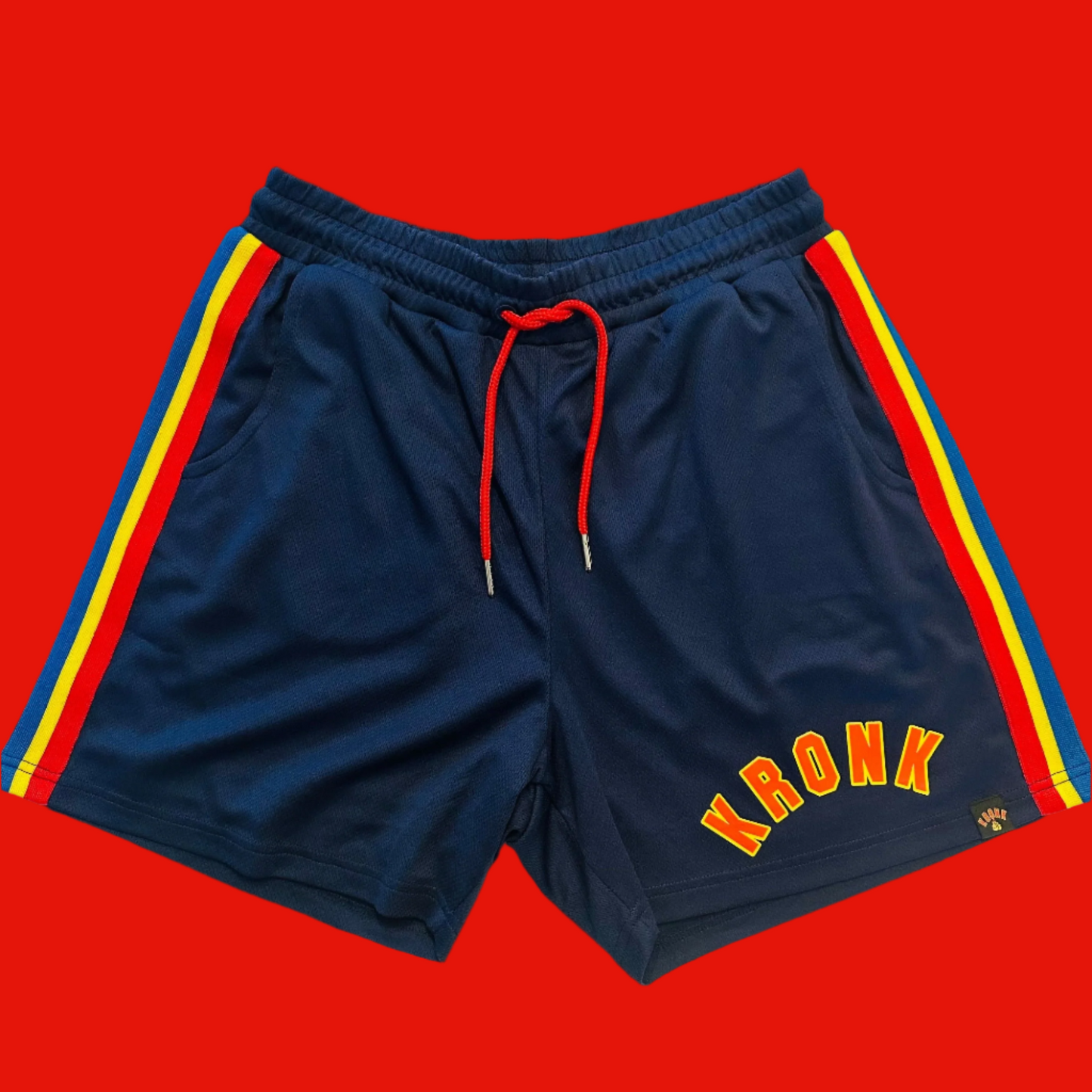KRONK WAR Shorts Navy