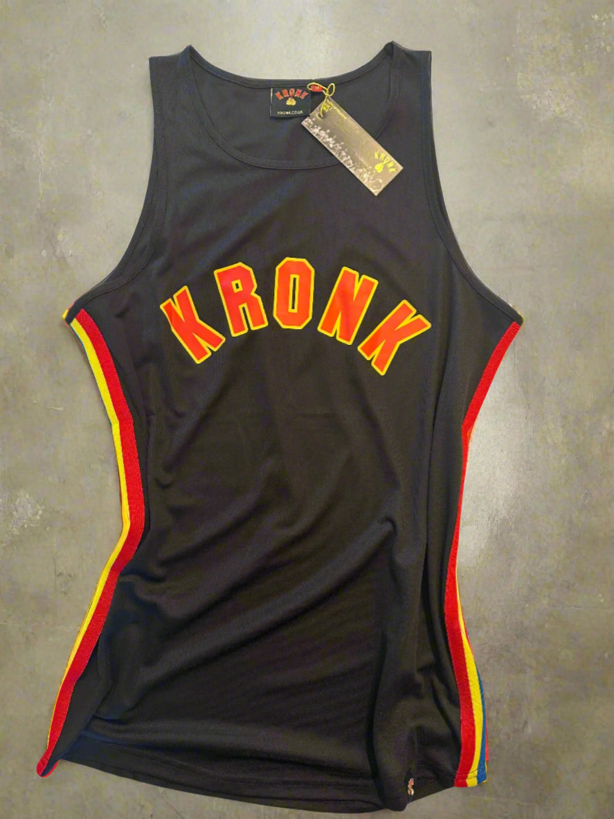 KRONK WAR Gym Vest Black