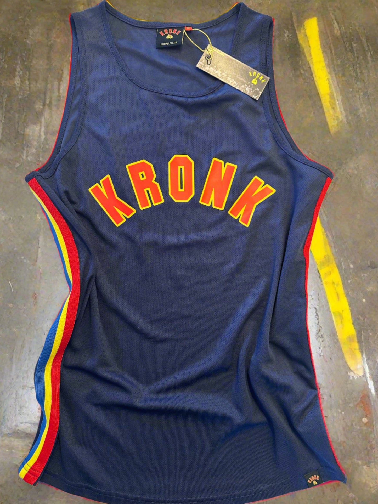 KRONK WAR Gym Vest Navy