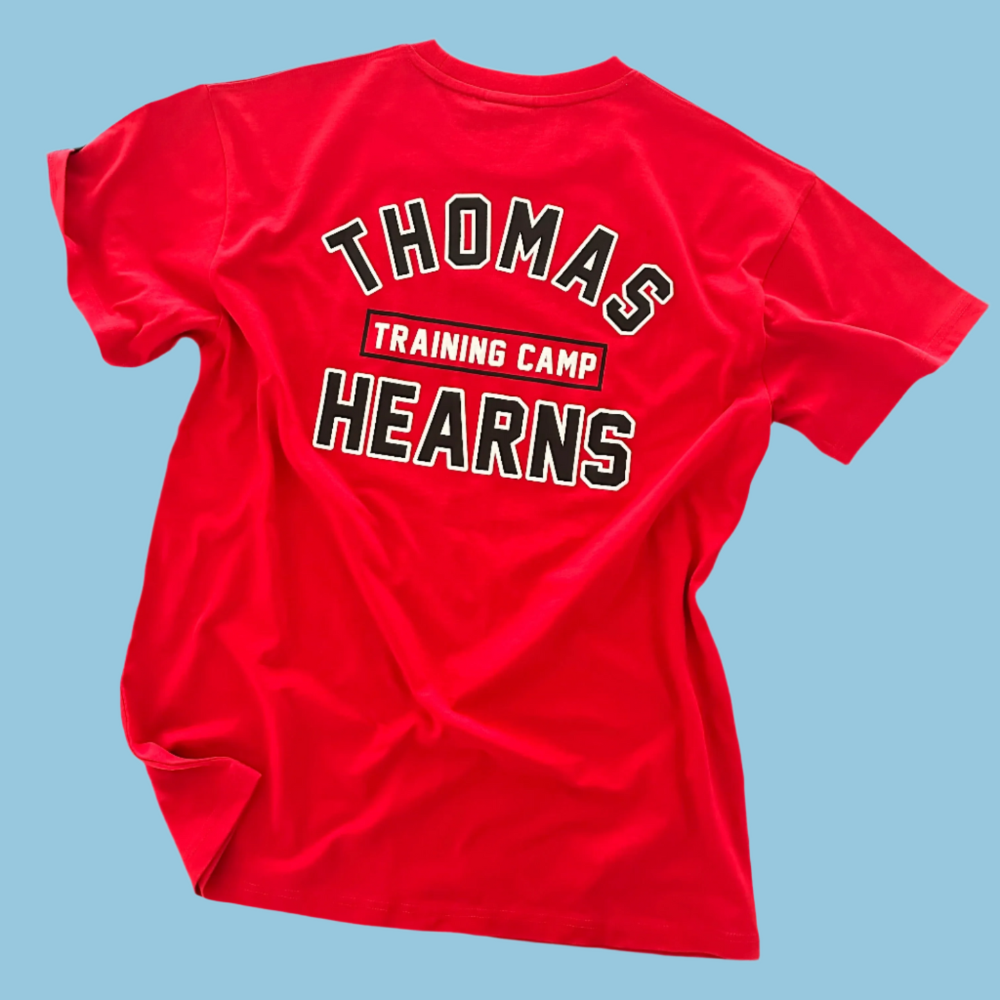 KRONK Thomas Hearns Training Camp Regular Fit T Shirt Red