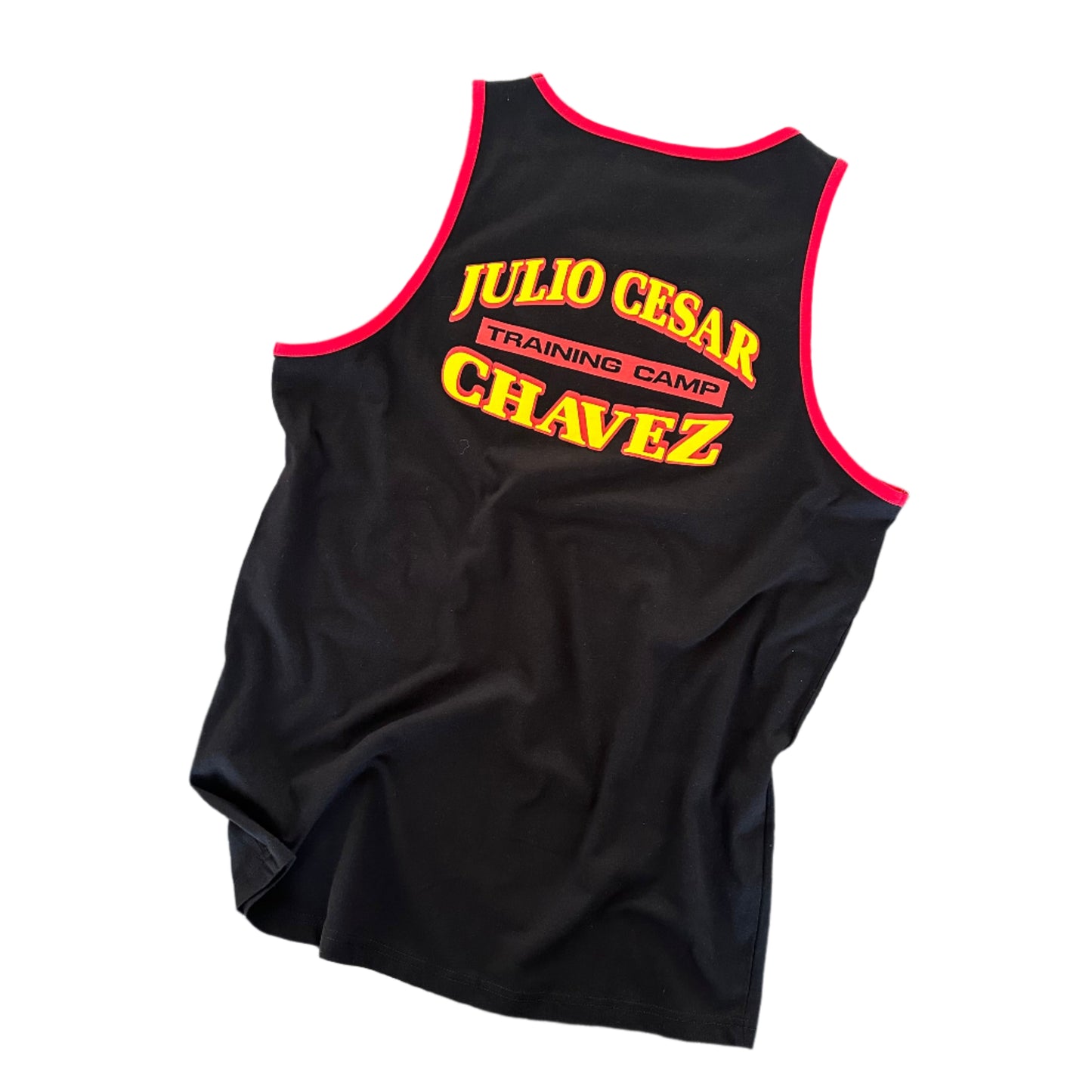 KRONK Julio Cesar Chavez Training Camp Regular Fit Cotton Vest Black