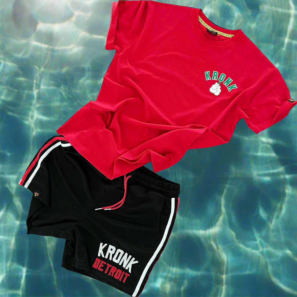 KRONK Julio Cesar Chavez Training Camp Regular Fit T Shirt Red