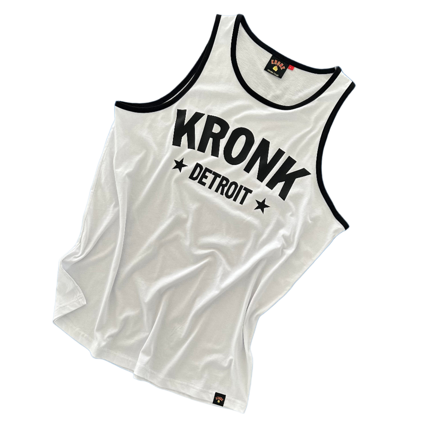 KRONK Detroit Stars Cotton Vest White