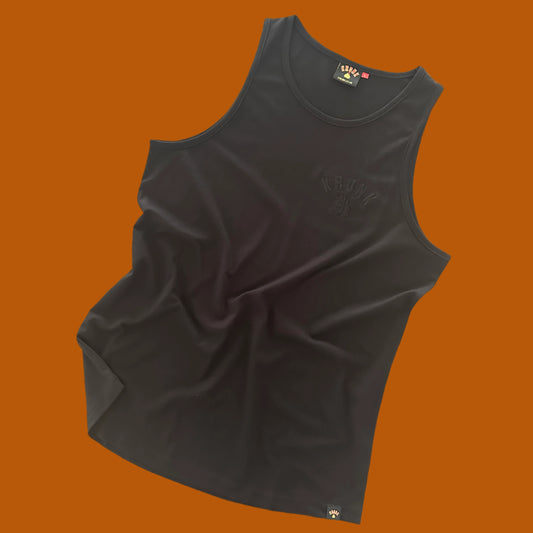 KRONK One Colour Gloves Cotton Vest Black Stealth
