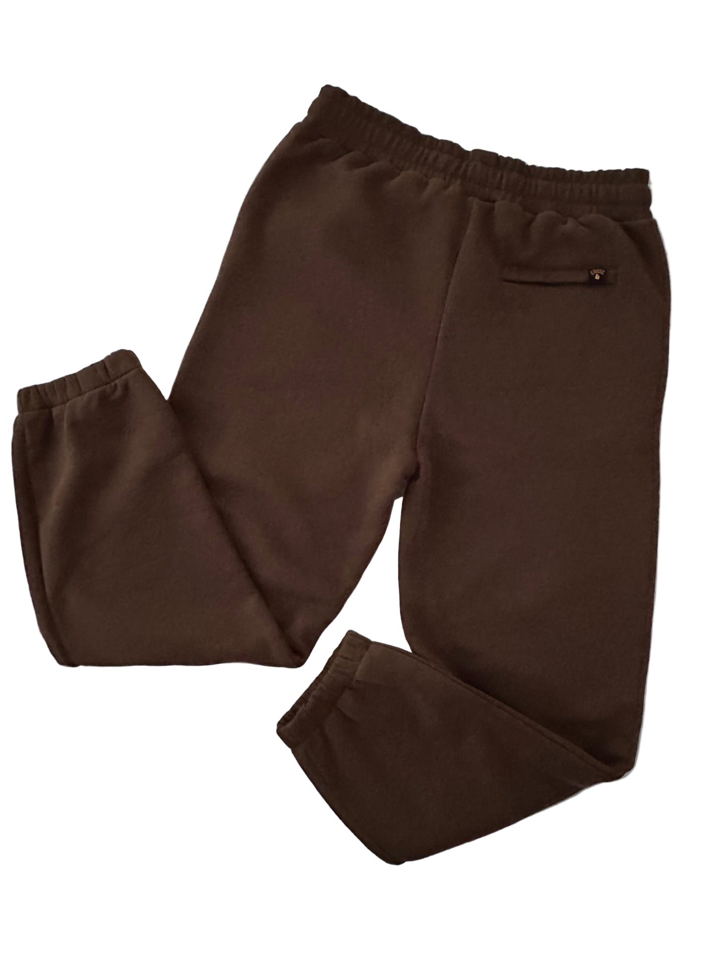 KRONK Gloves Applique Joggers Loose Fit Dark Brown