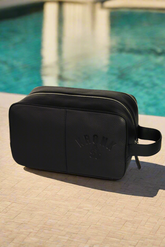 Leather Detroit Washbag