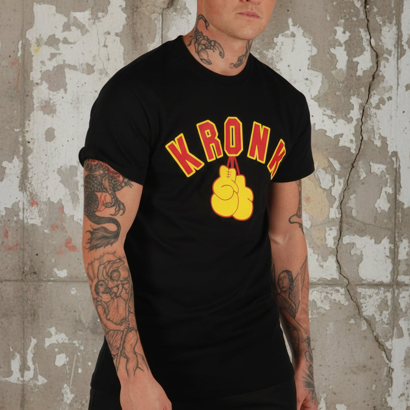 KRONK Gloves Regular Fit T Shirt Black