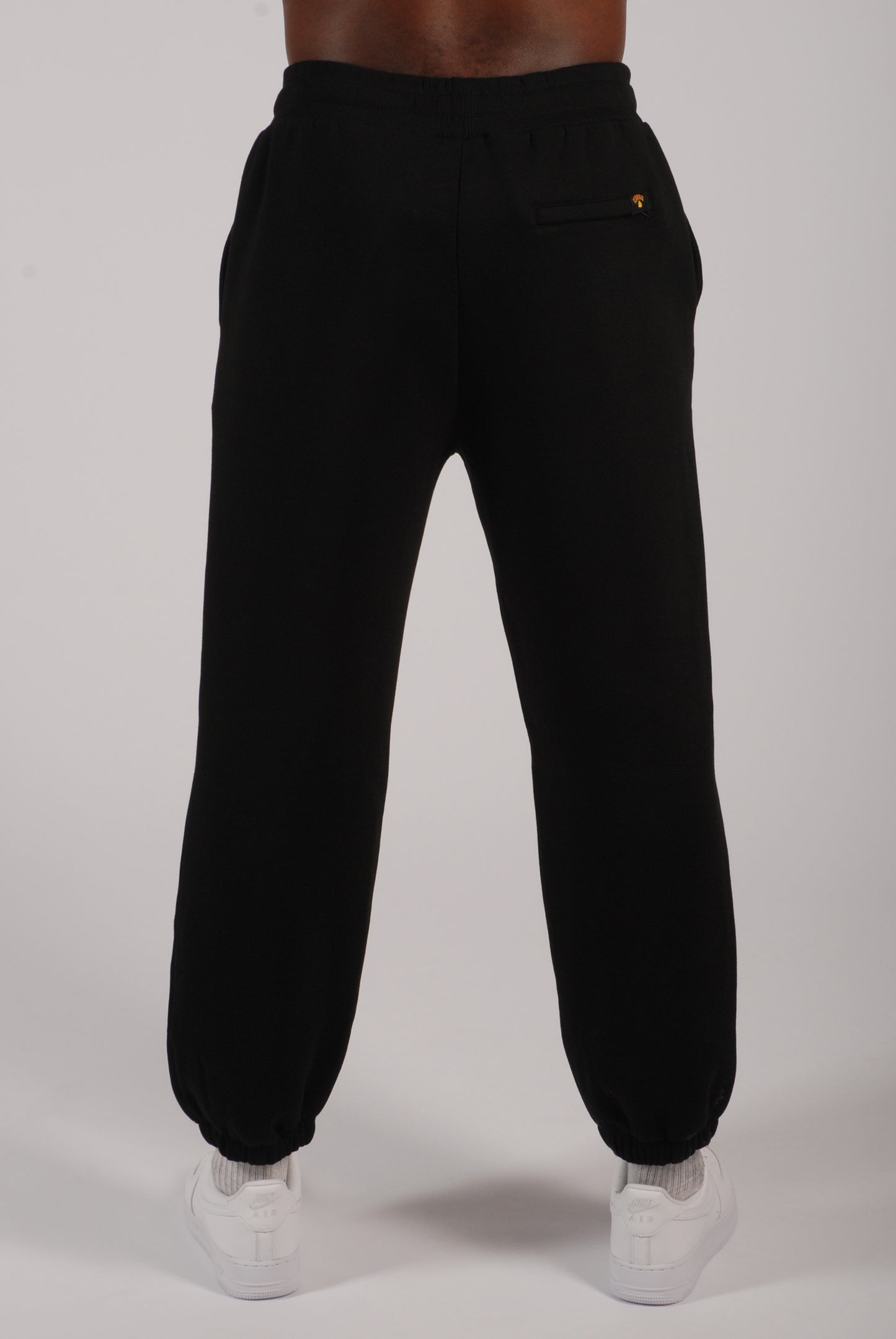 KRONK Gloves Applique Joggers Loose Fit Black Stealth