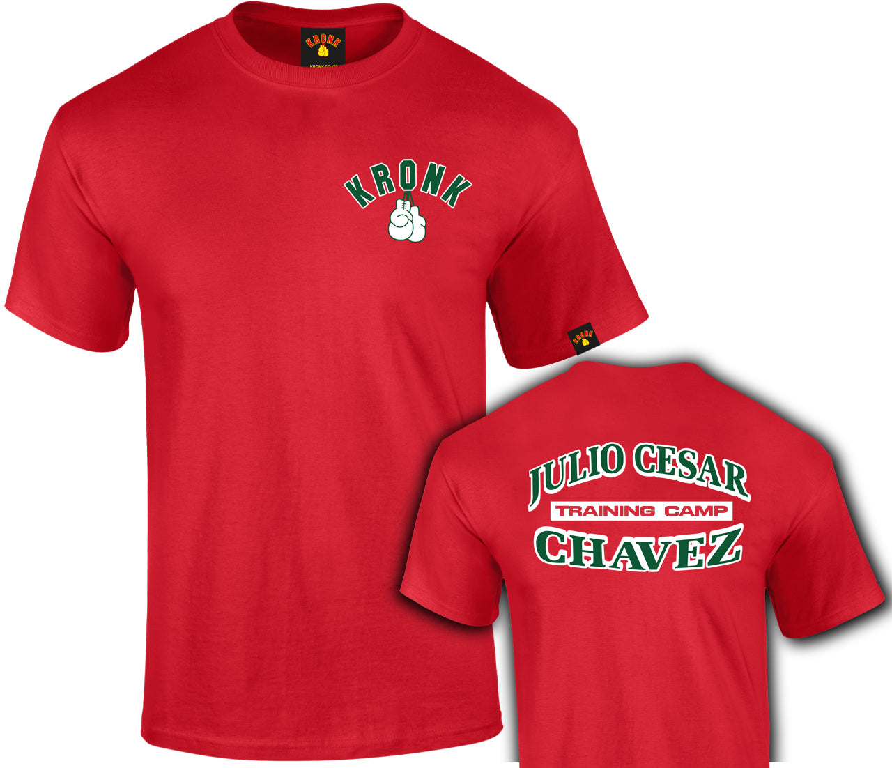 KRONK Julio Cesar Chavez Training Camp Regular Fit T Shirt Red