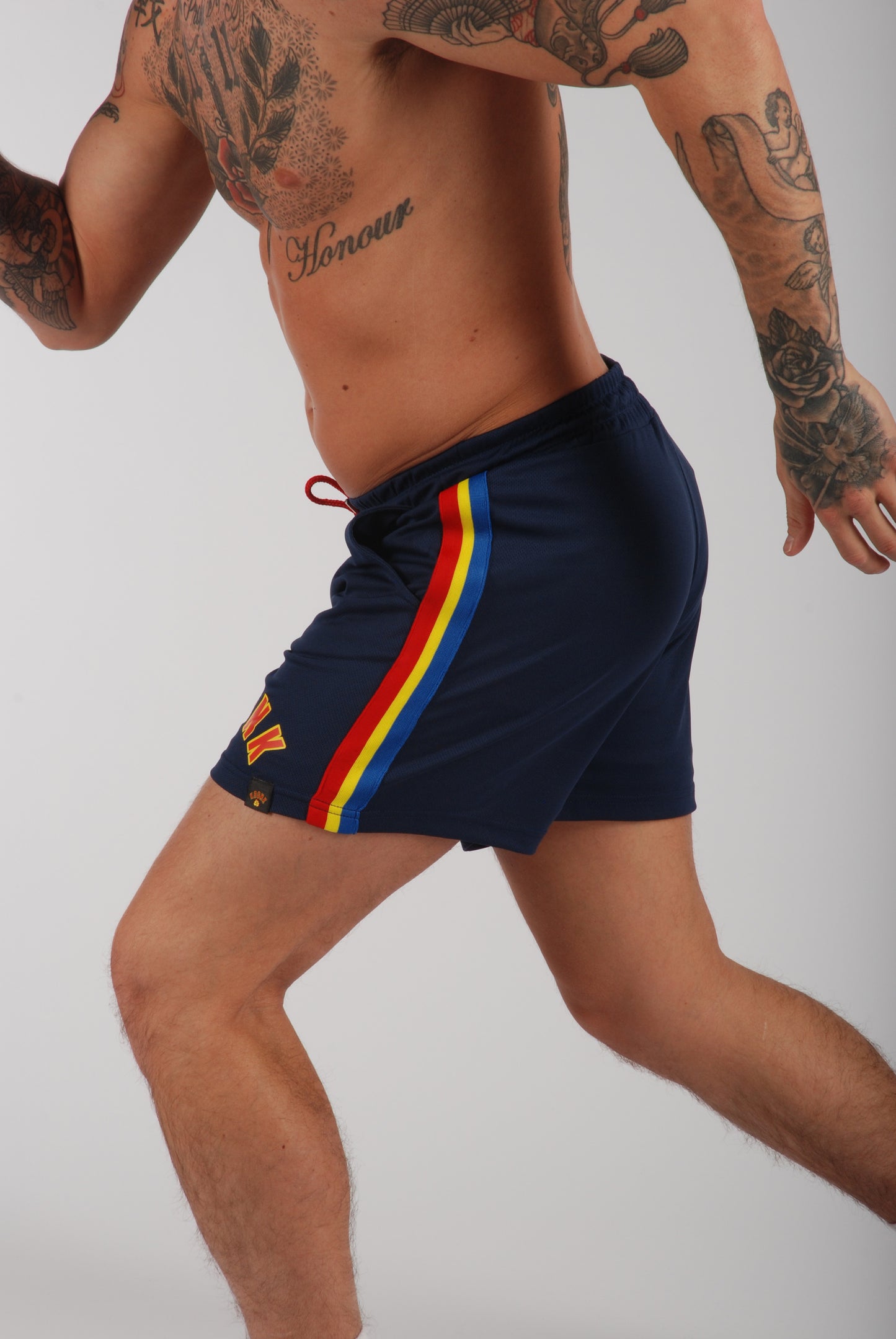 KRONK WAR Shorts Navy