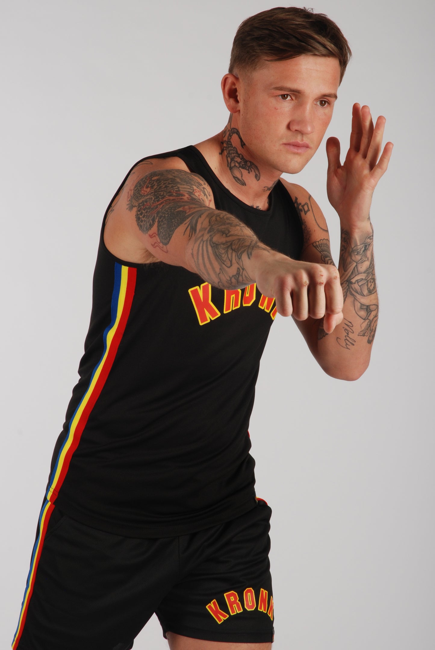 KRONK WAR Gym Vest Black