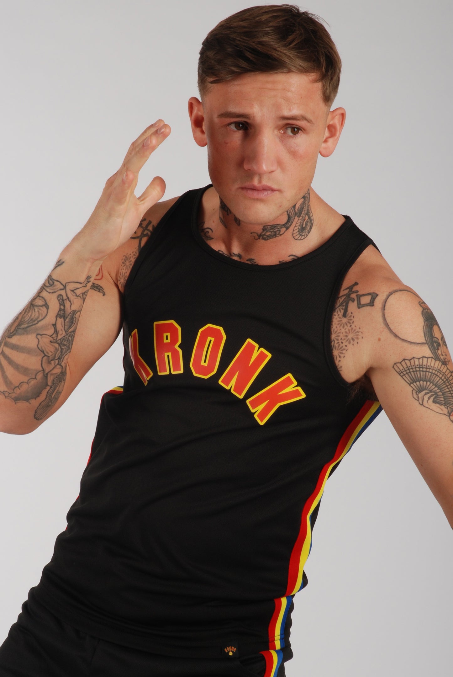 KRONK WAR Gym Vest Black