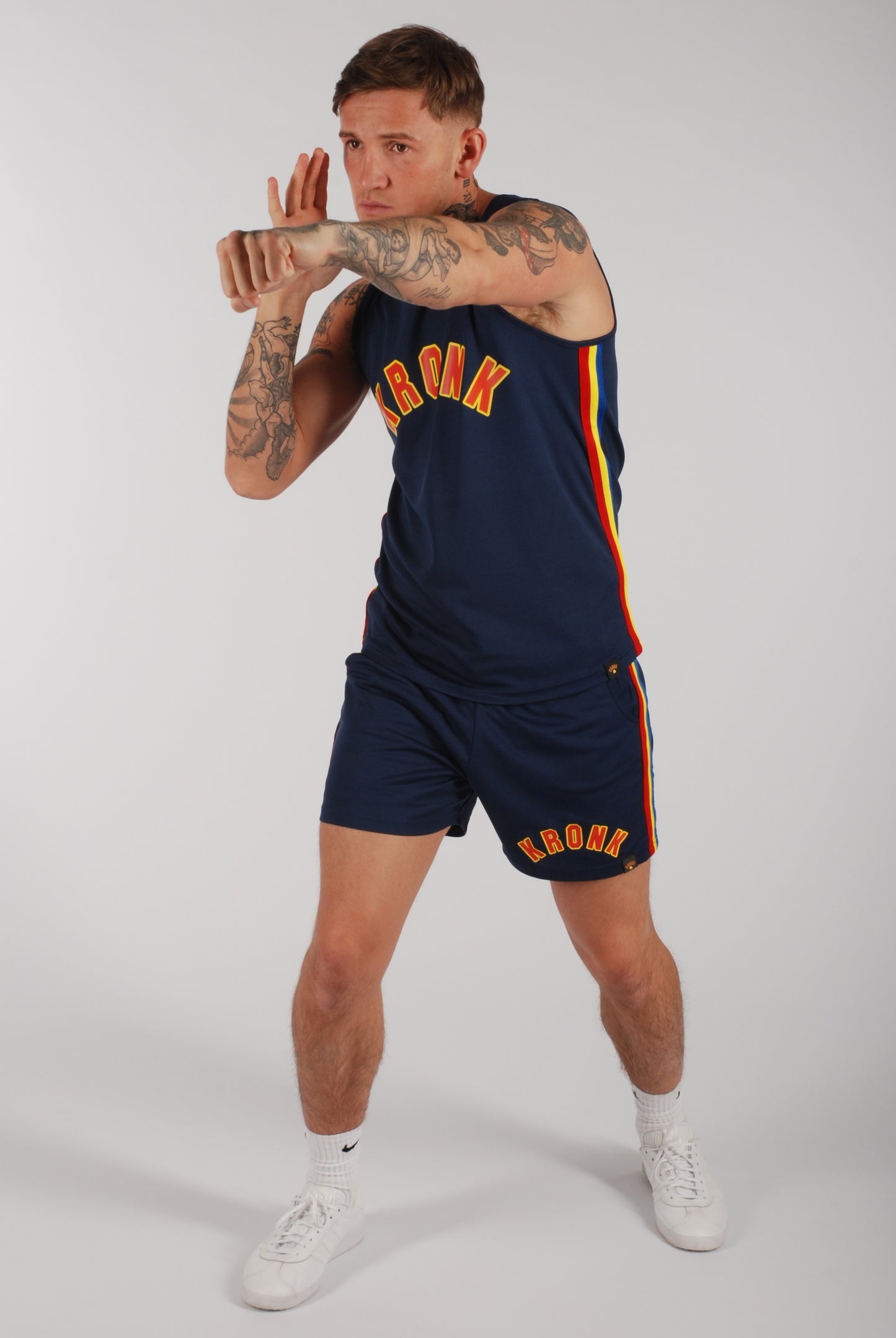 KRONK WAR Gym Vest Navy