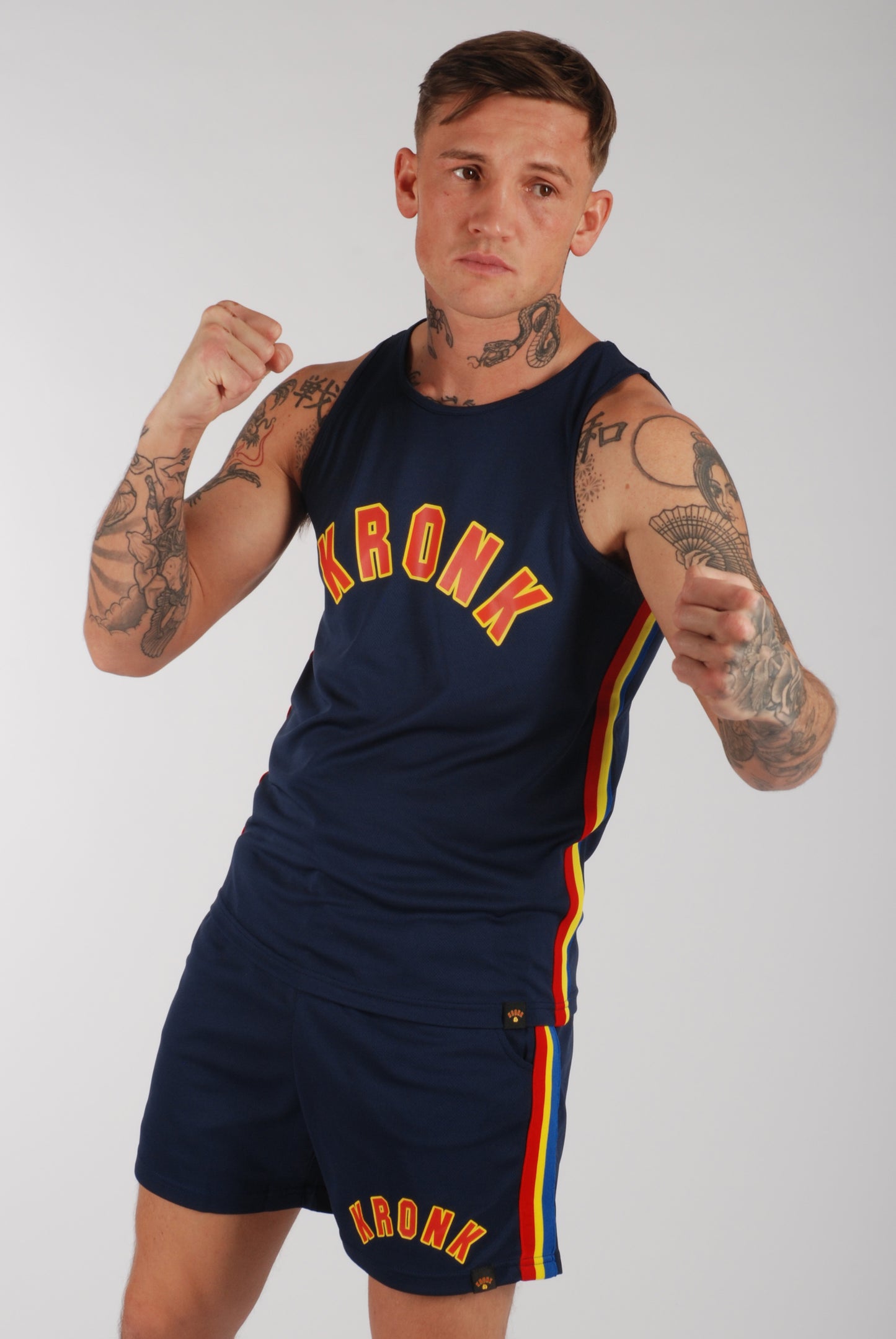 KRONK WAR Gym Vest Navy