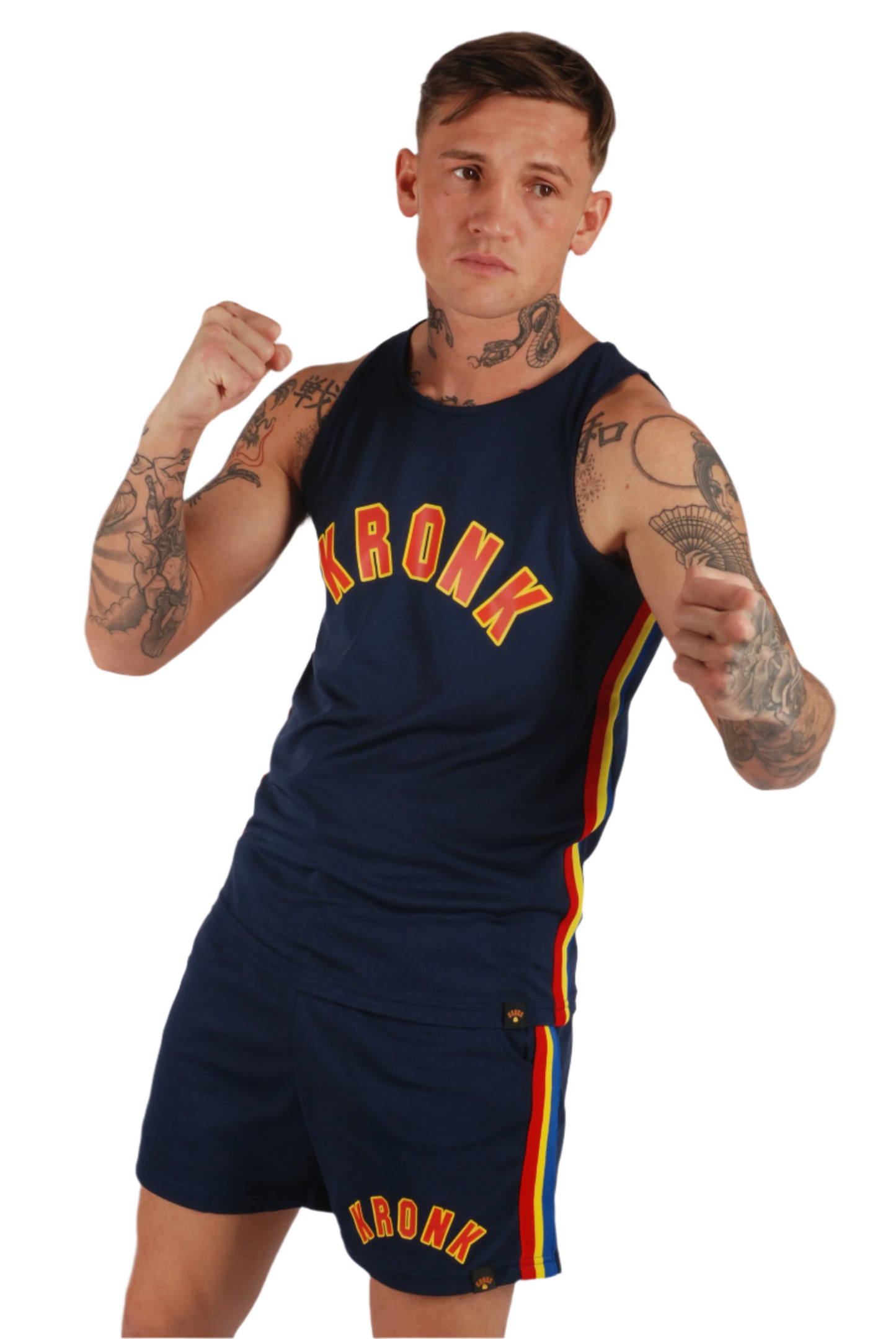 KRONK WAR Gym Vest Navy