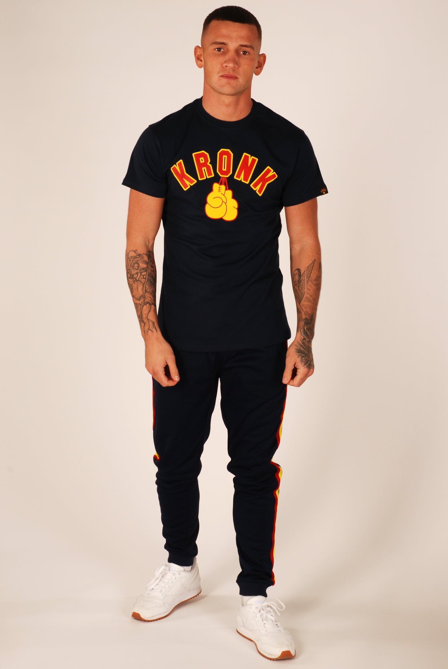 KRONK Gloves Regular Fit T Shirt Navy