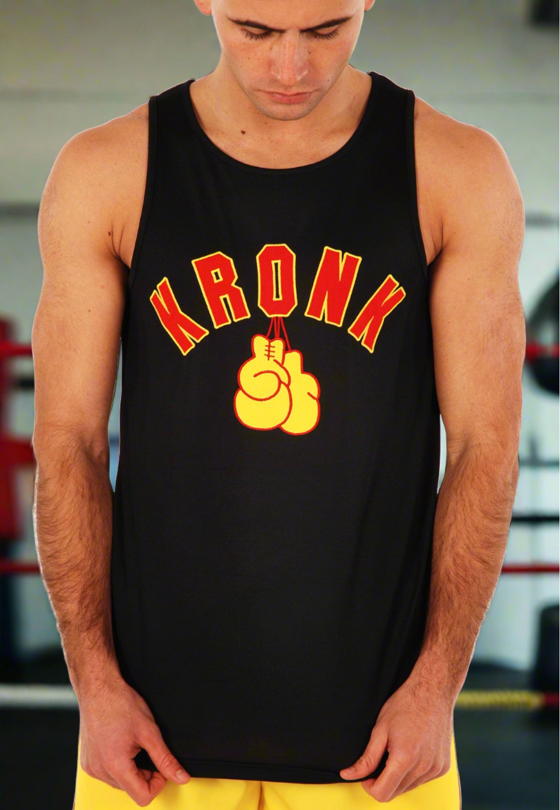 Gym vest with hood deals