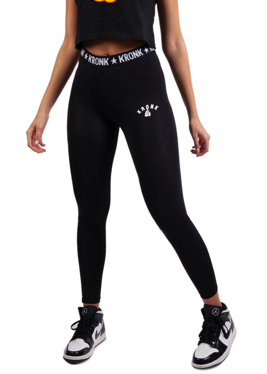 KRONKWOMEN Intensity Mid Rise Sports Leggings Black