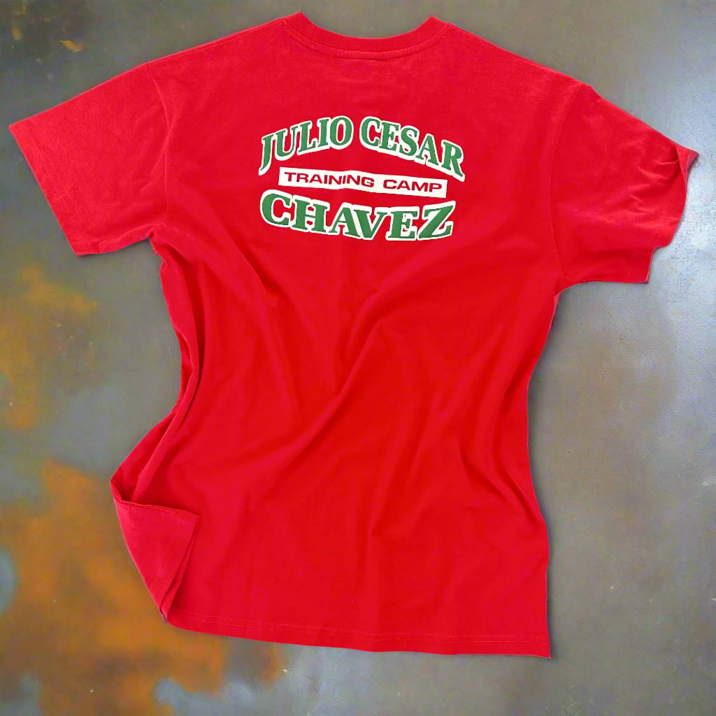 KRONK Julio Cesar Chavez Training Camp Regular Fit T Shirt Red