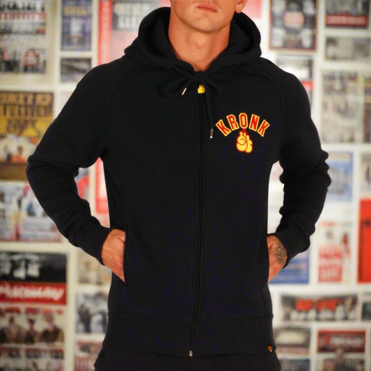 KRONK Gloves Zip Hoodie Regular Fit Navy