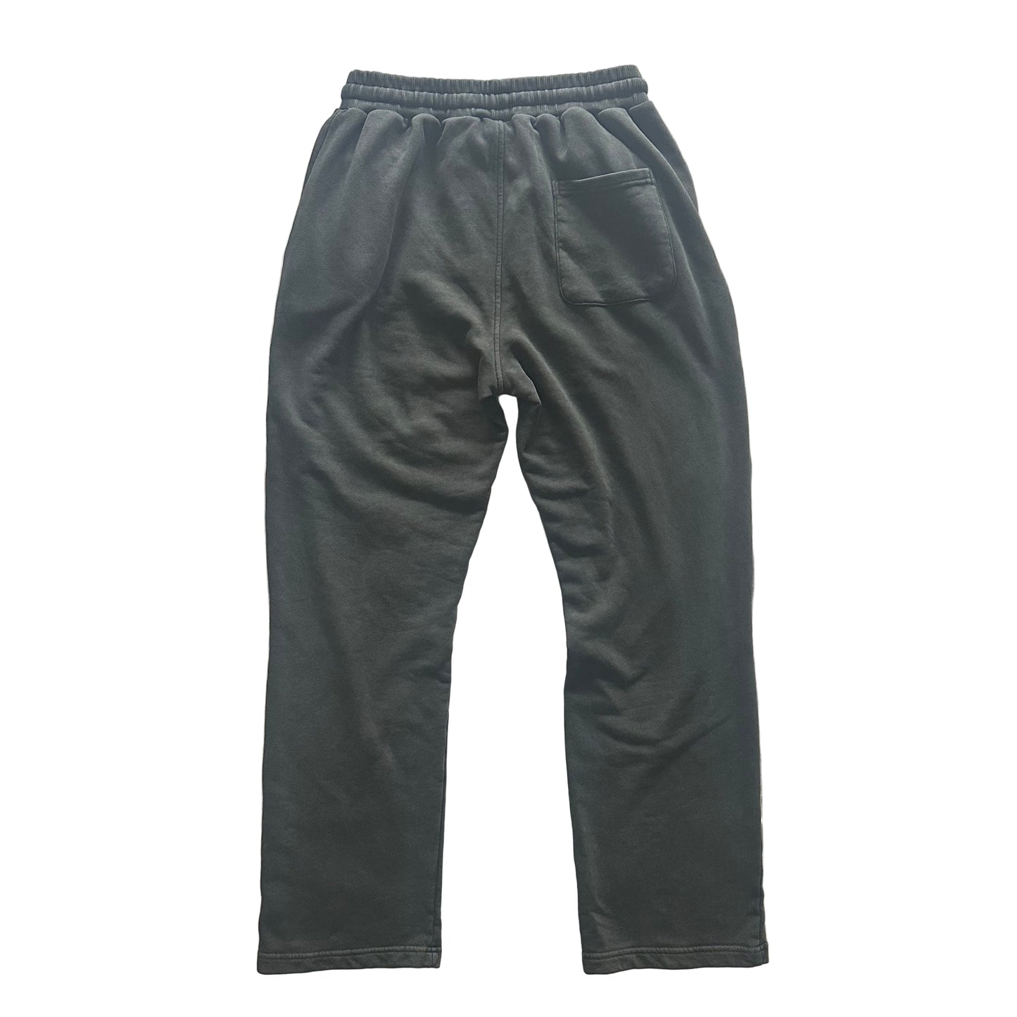 KRONK Faded Iconic Detroit Vintage wash Straight Leg Joggers Loose Fit Charcoal