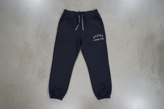 KRONK Boxing Team Towelling Applique Joggers Loose Fit Navy/Sky