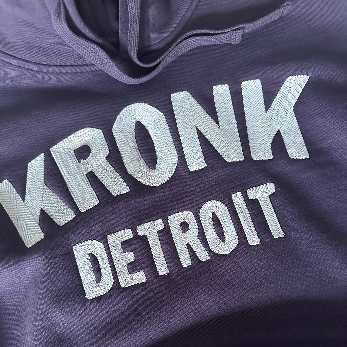 KRONK Detroit Chain Stitch Loose Fit Tracksuit Navy/Sky