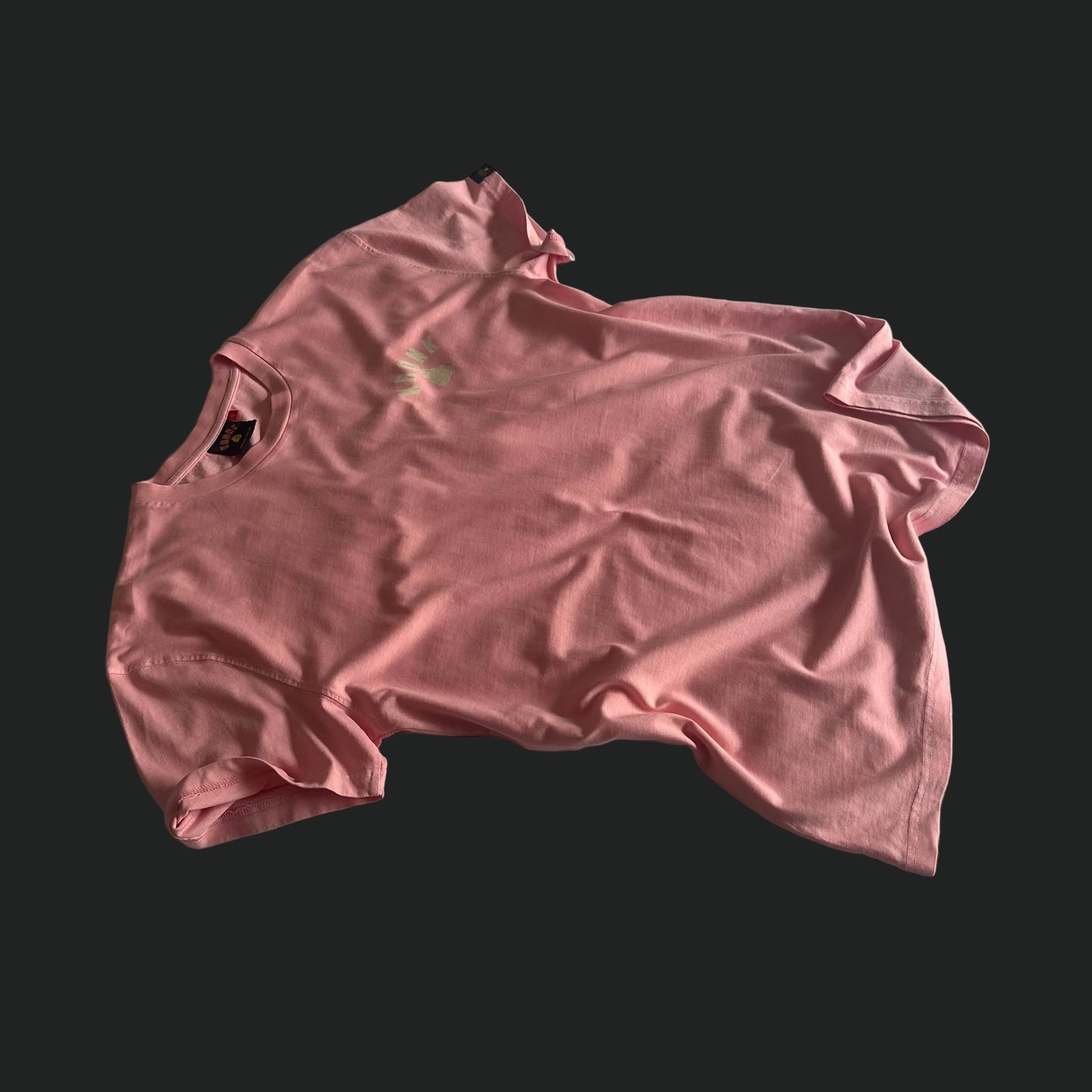 KRONKWOMEN Faded G Loose Fit Vintage Wash T Shirt Powder Pink