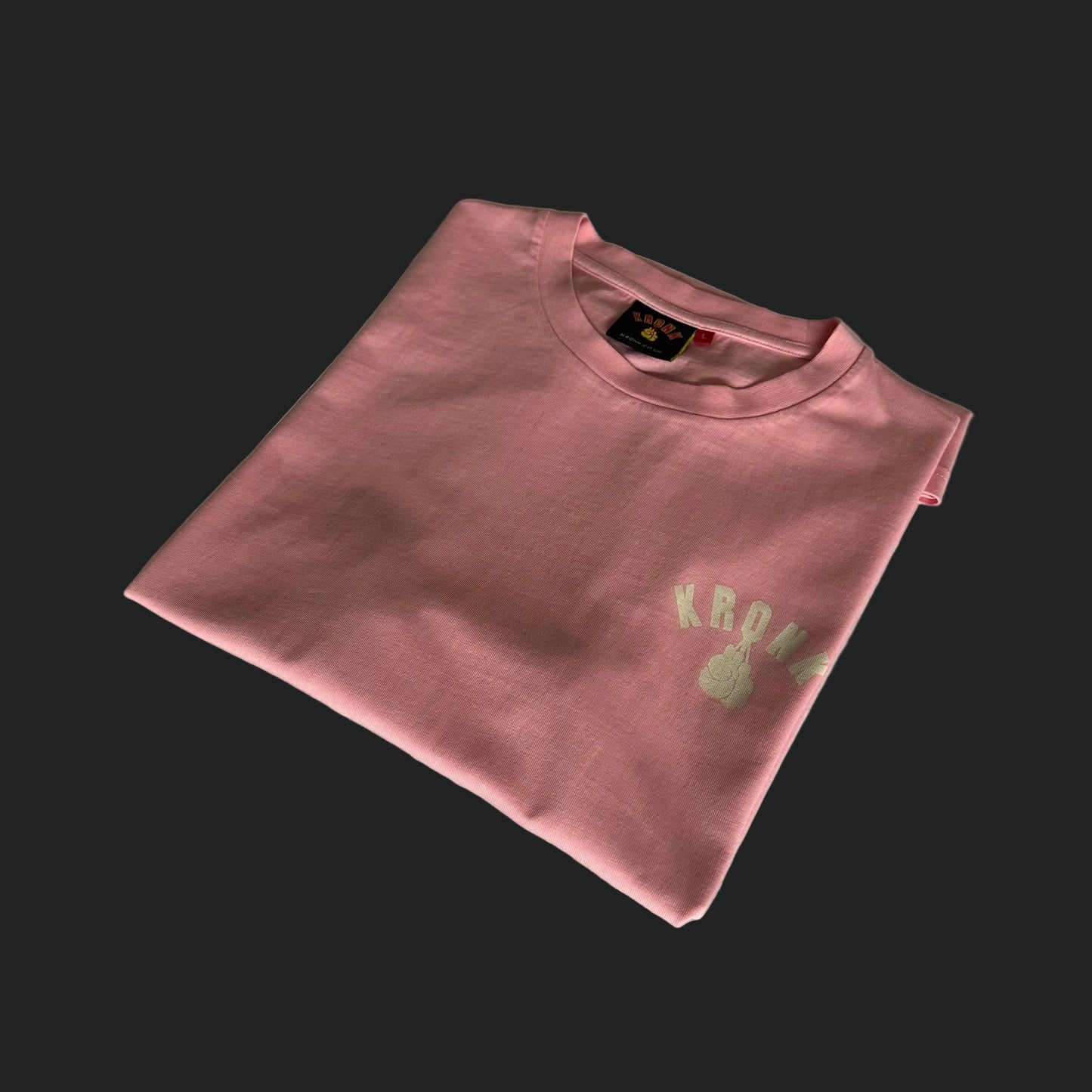 KRONKWOMEN Faded G Loose Fit Vintage Wash T Shirt Powder Pink
