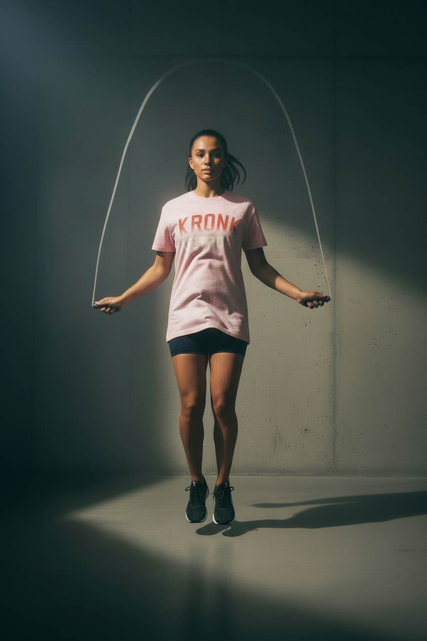 KRONKWOMEN Faded Iconic Detroit Loose Fit Vintage Wash T Shirt Pink