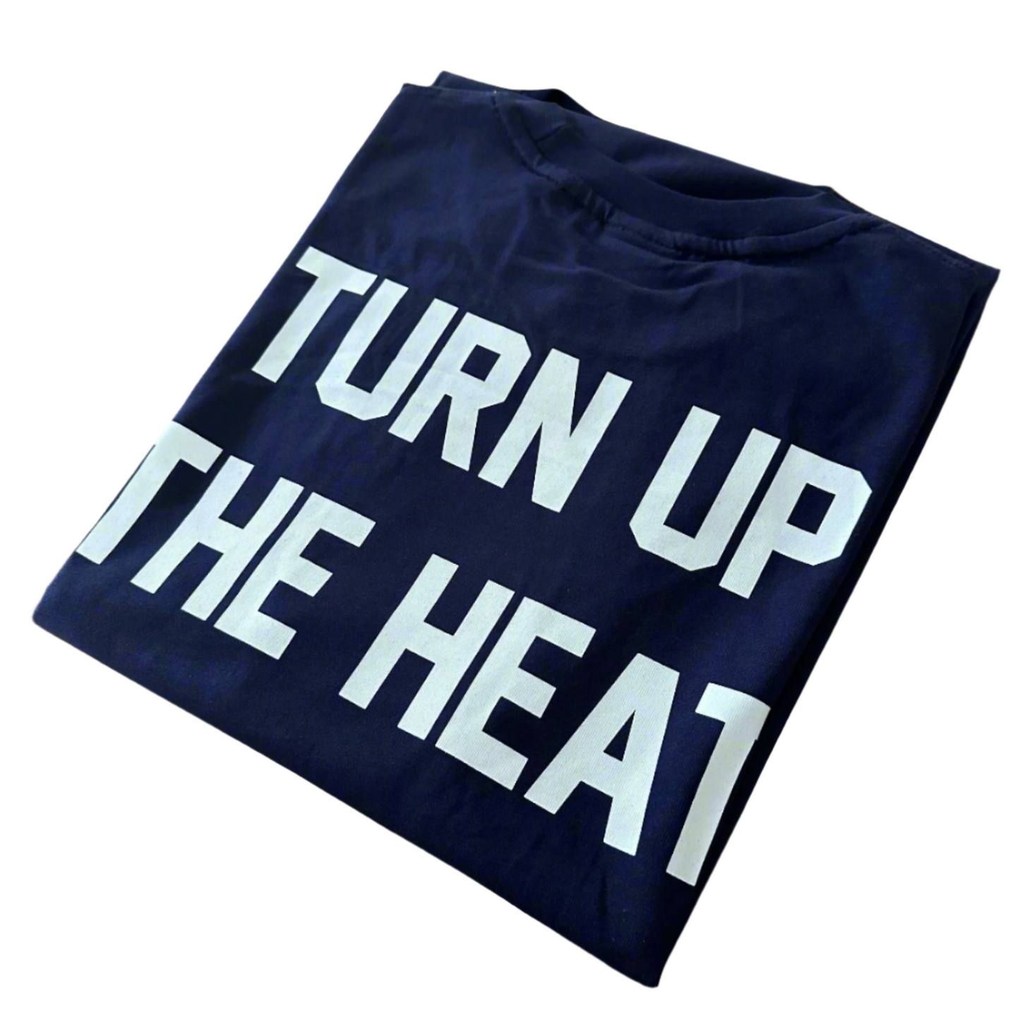 KRONK Iconic Detroit x Turn Up The Heat Regular Fit T Shirt Navy