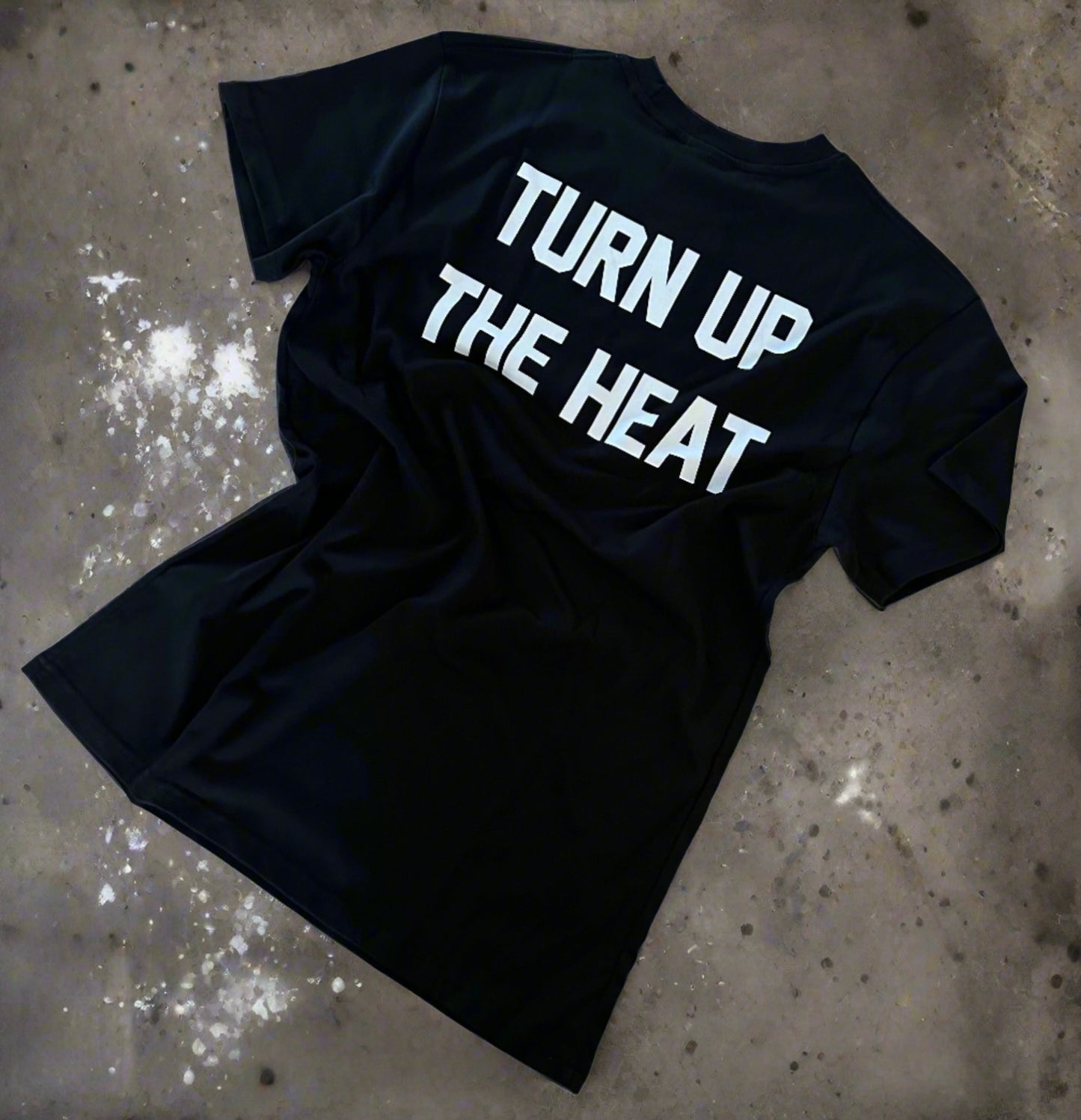 KRONK Iconic Detroit x Turn Up The Heat Regular Fit T Shirt Black