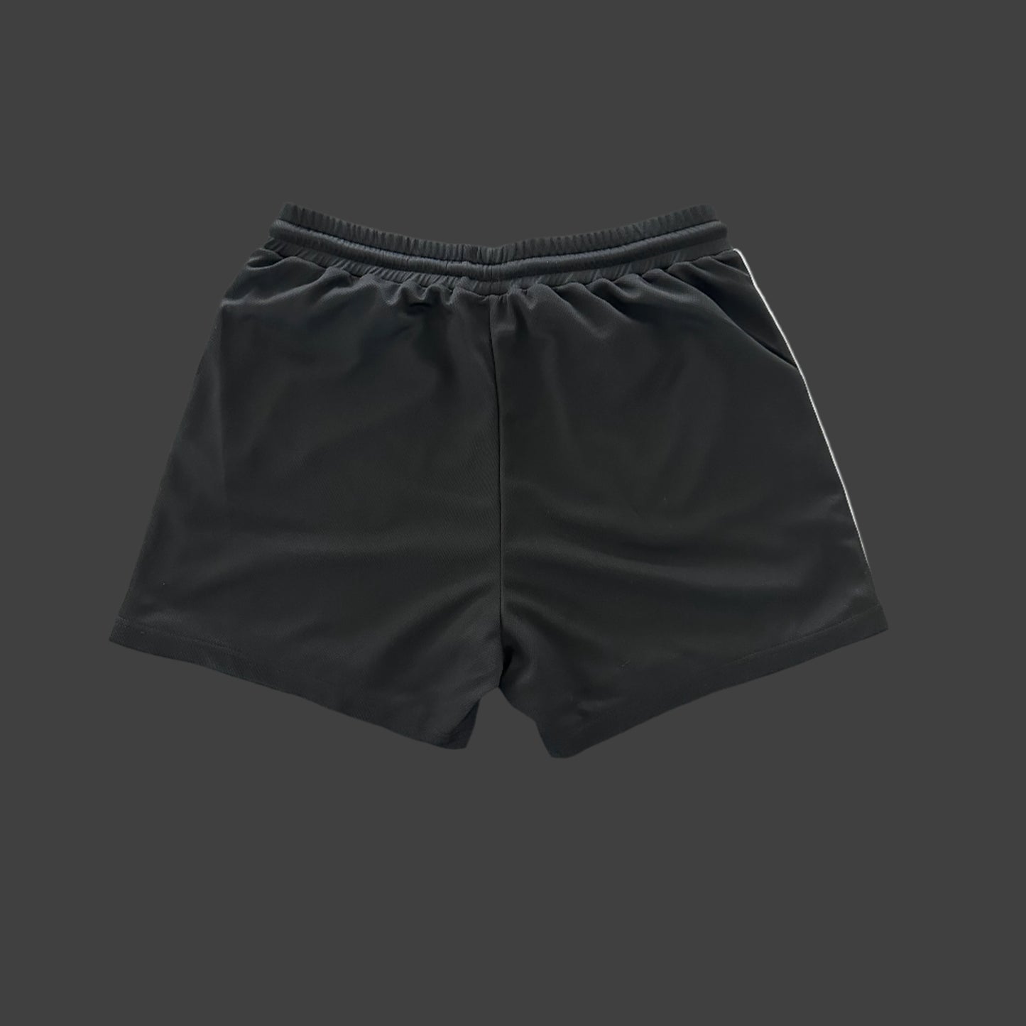 KRONK Iconic Detroit Applique Lined Shorts Black & White