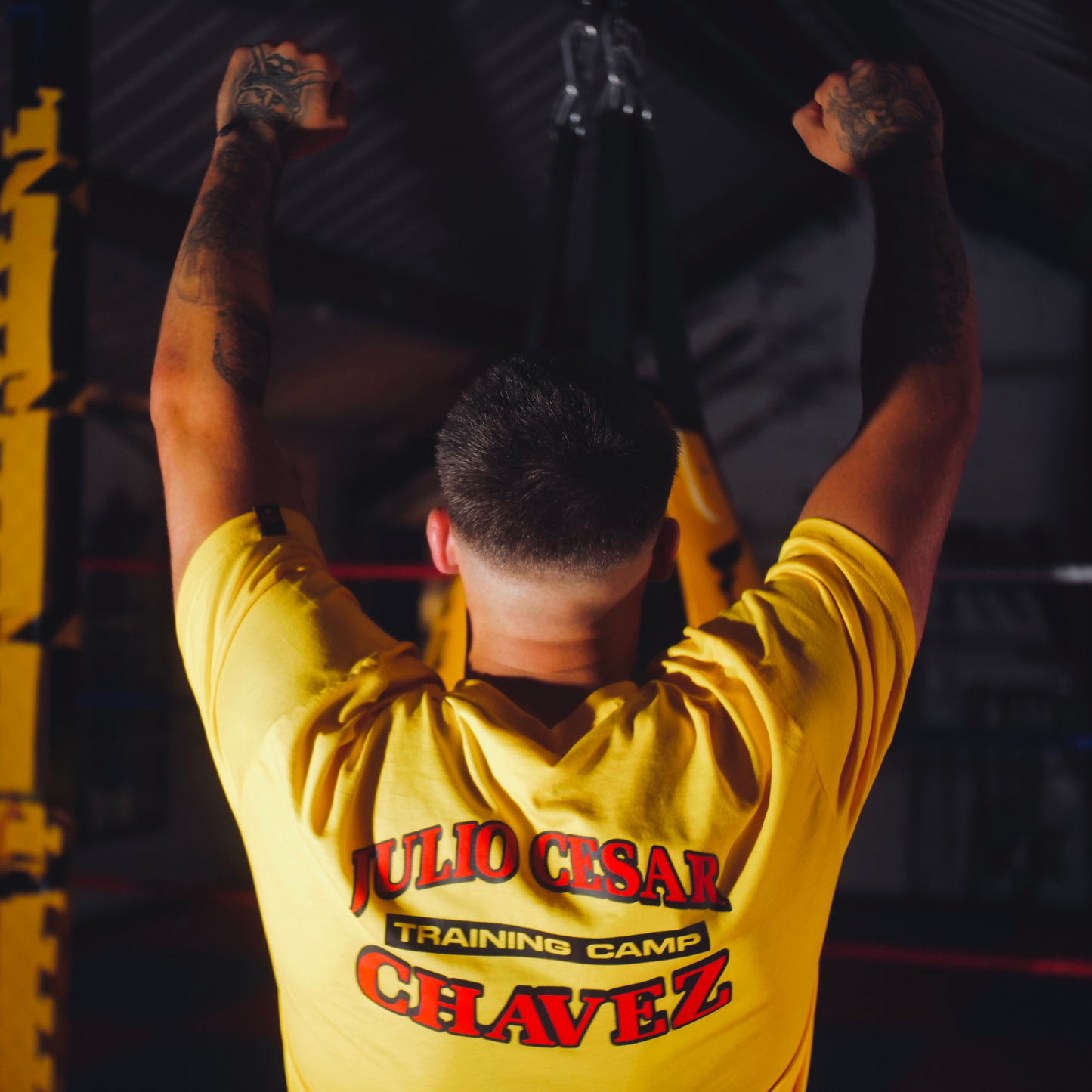 KRONK Julio Cesar Chavez Training Camp Regular Fit T Shirt Yellow