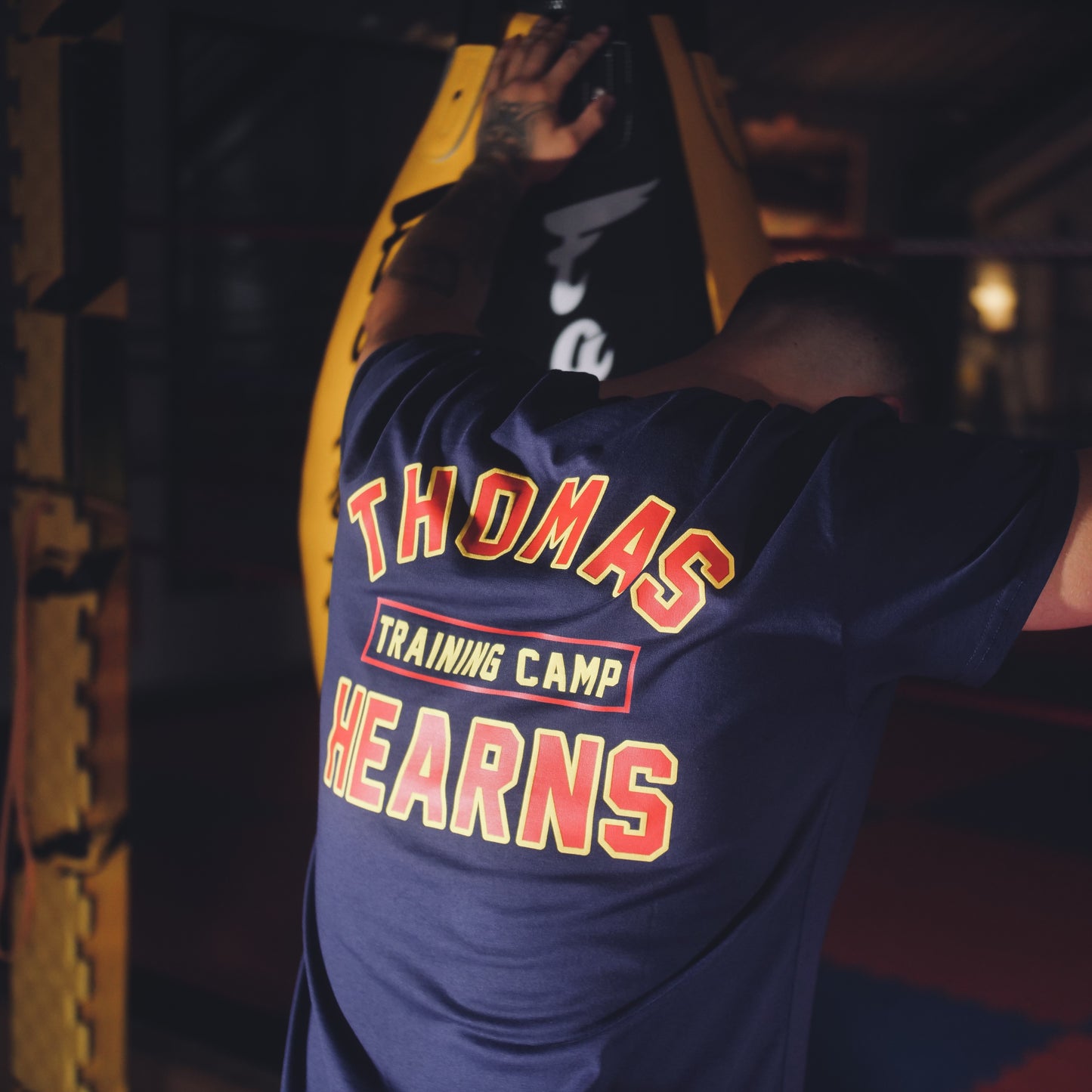 KRONK Thomas Hearns Training Camp Regular Fit T Shirt Navy