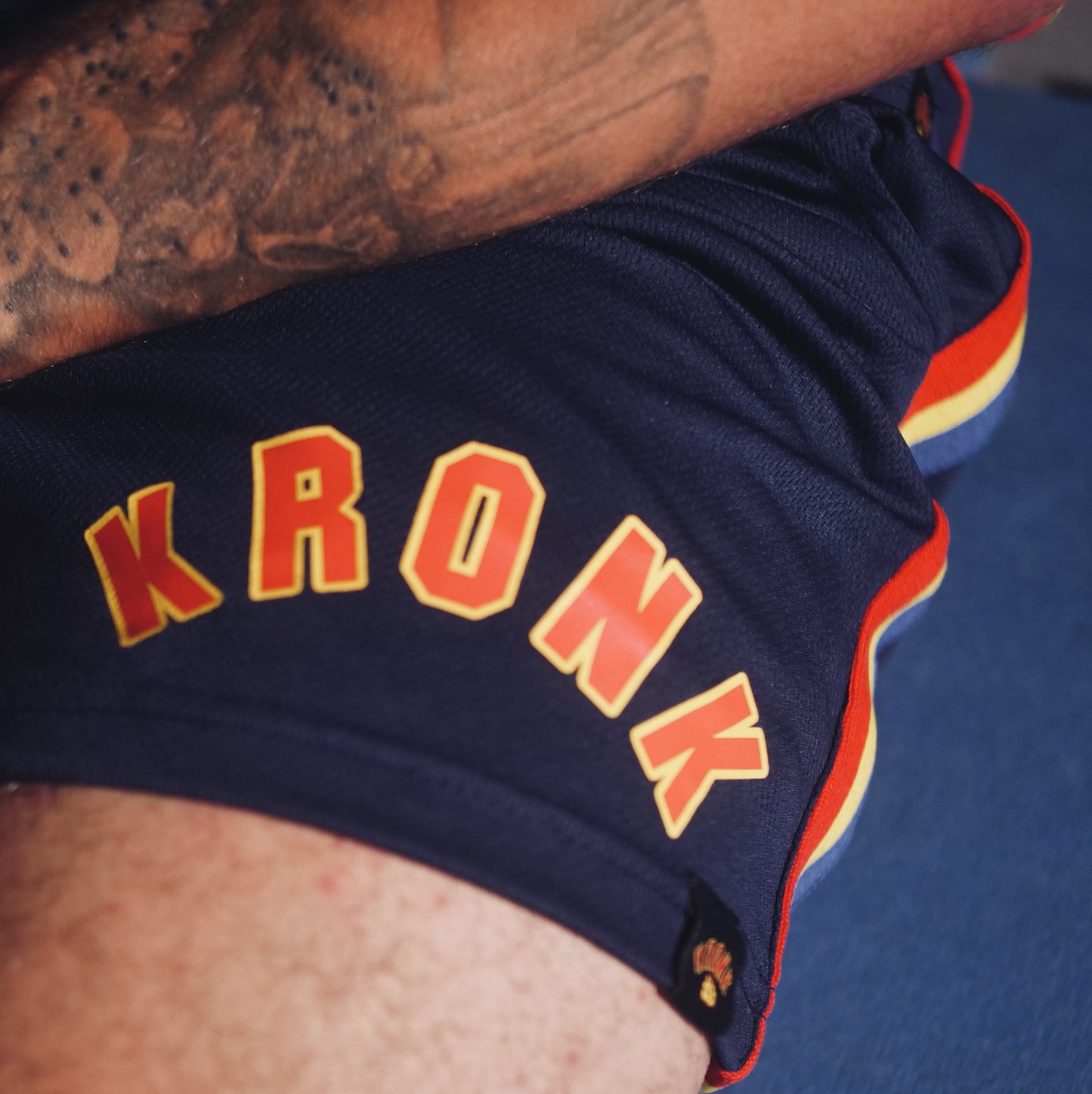 KRONK WAR Shorts Navy