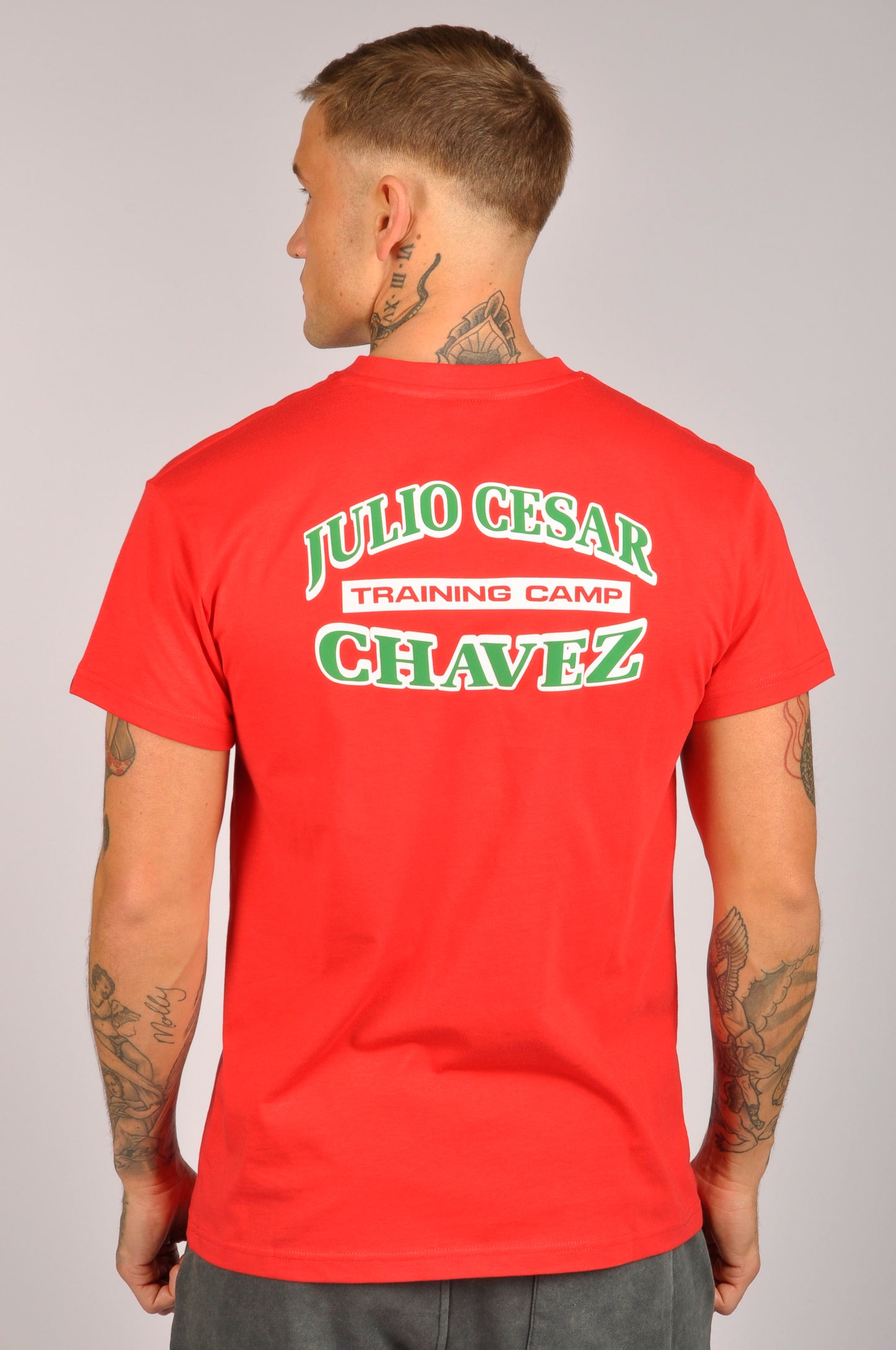 KRONK Julio Cesar Chavez Training Camp Regular Fit T Shirt Red