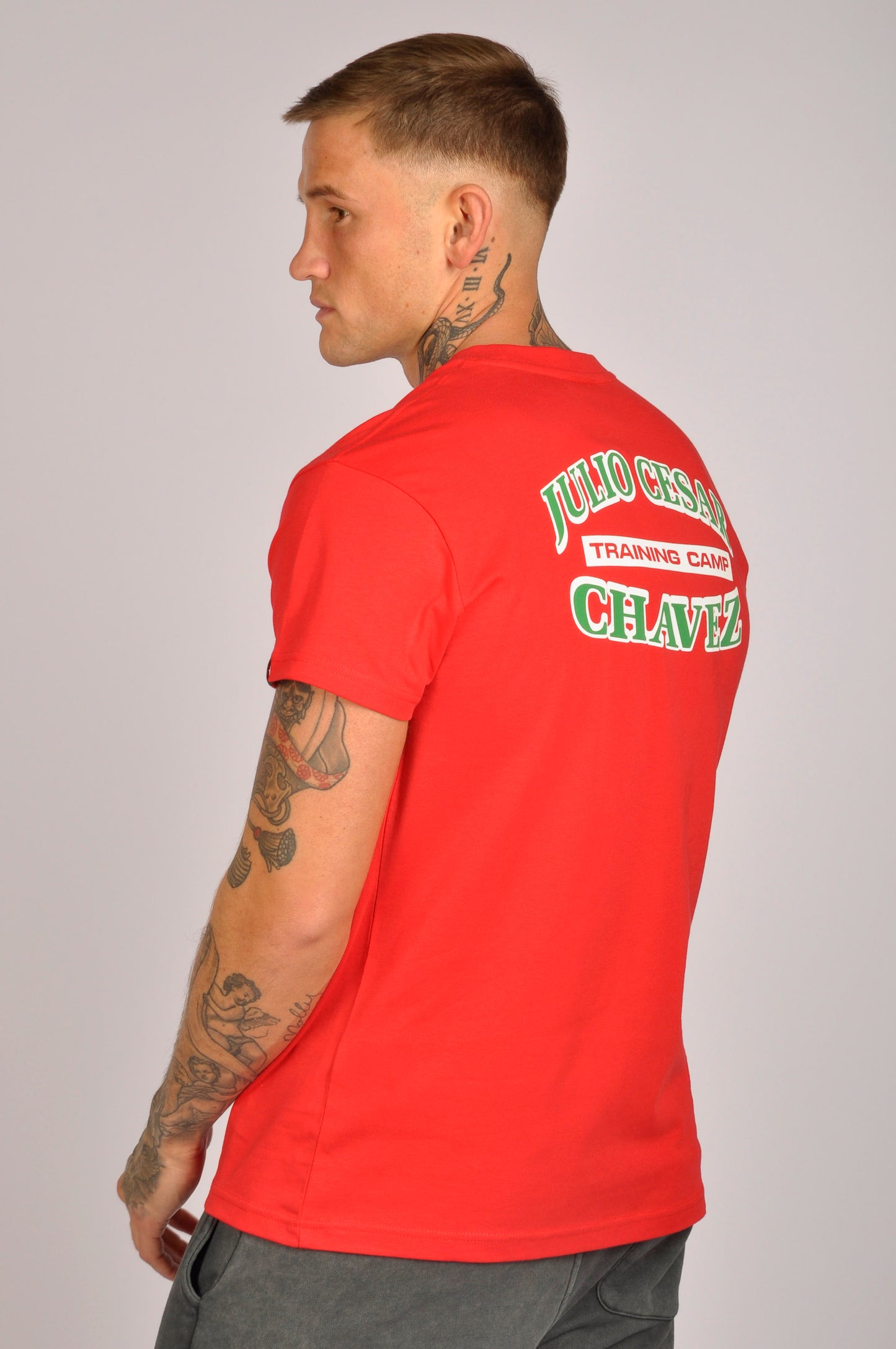 KRONK Julio Cesar Chavez Training Camp Regular Fit T Shirt Red