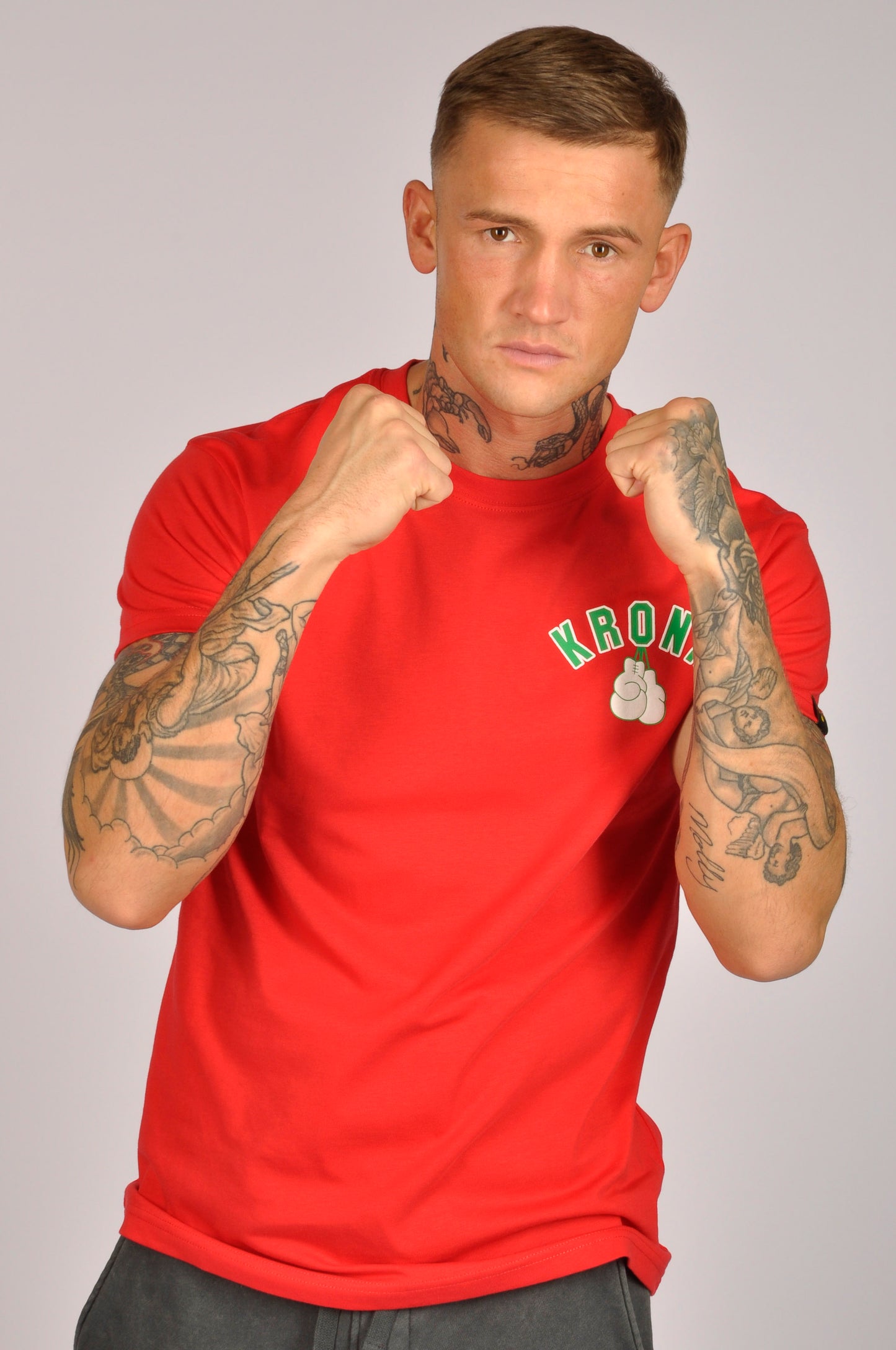 KRONK Julio Cesar Chavez Training Camp Regular Fit T Shirt Red