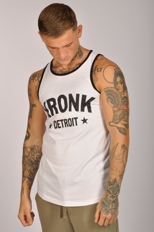 KRONK Detroit Stars Cotton Vest White