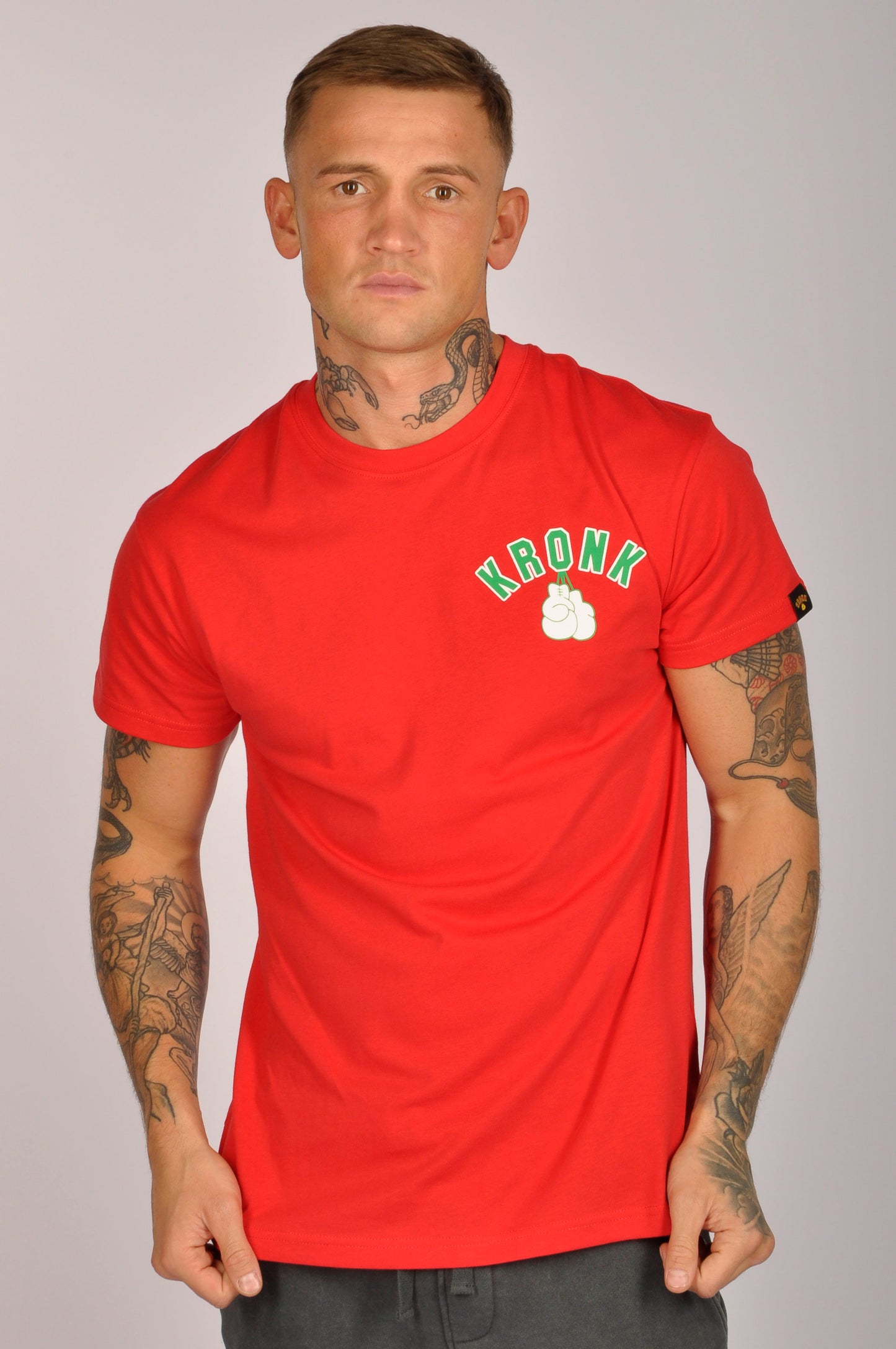 KRONK Julio Cesar Chavez Training Camp Regular Fit T Shirt Red