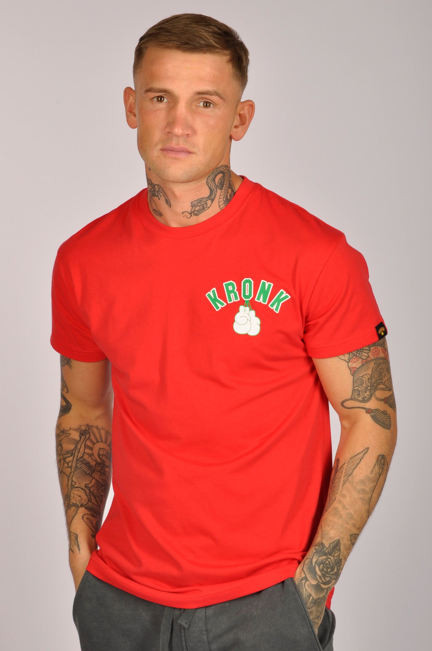 KRONK Julio Cesar Chavez Training Camp Regular Fit T Shirt Red