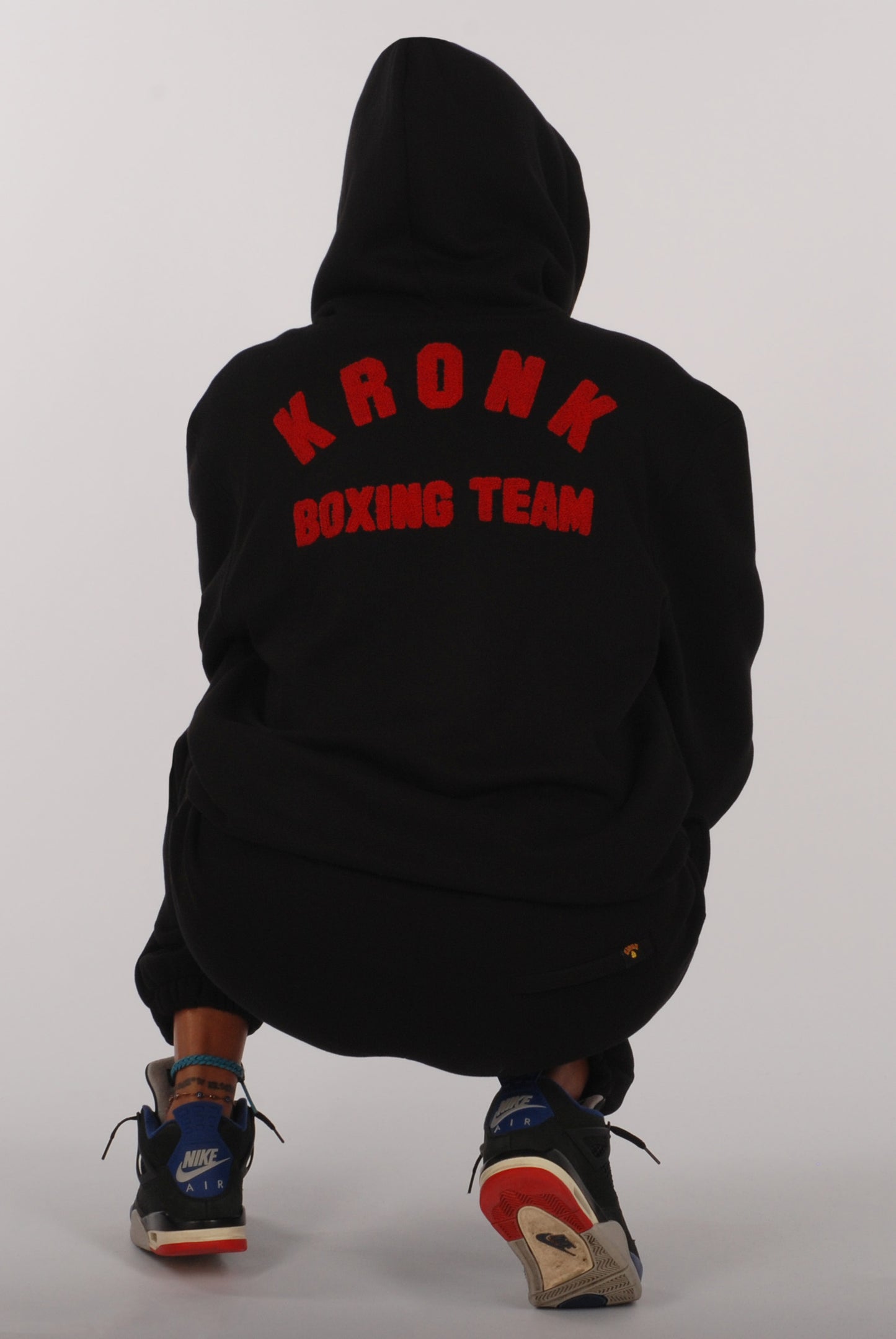 KRONKWOMEN Boxing Team Hoodie Loose Fit Black