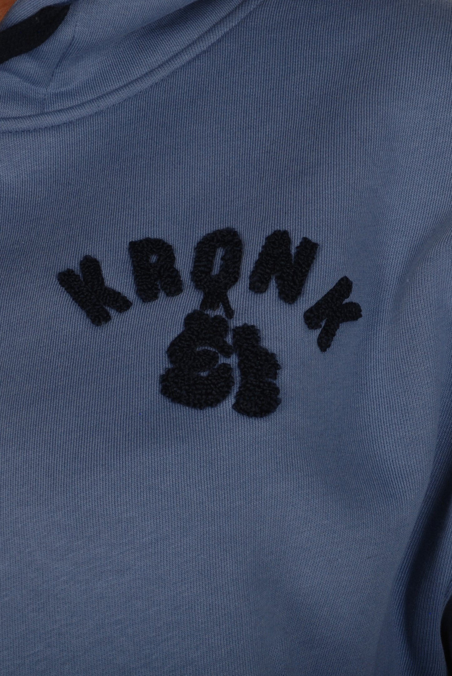 KRONKWOMEN Boxing Team Hoodie Loose Fit Steel Blue
