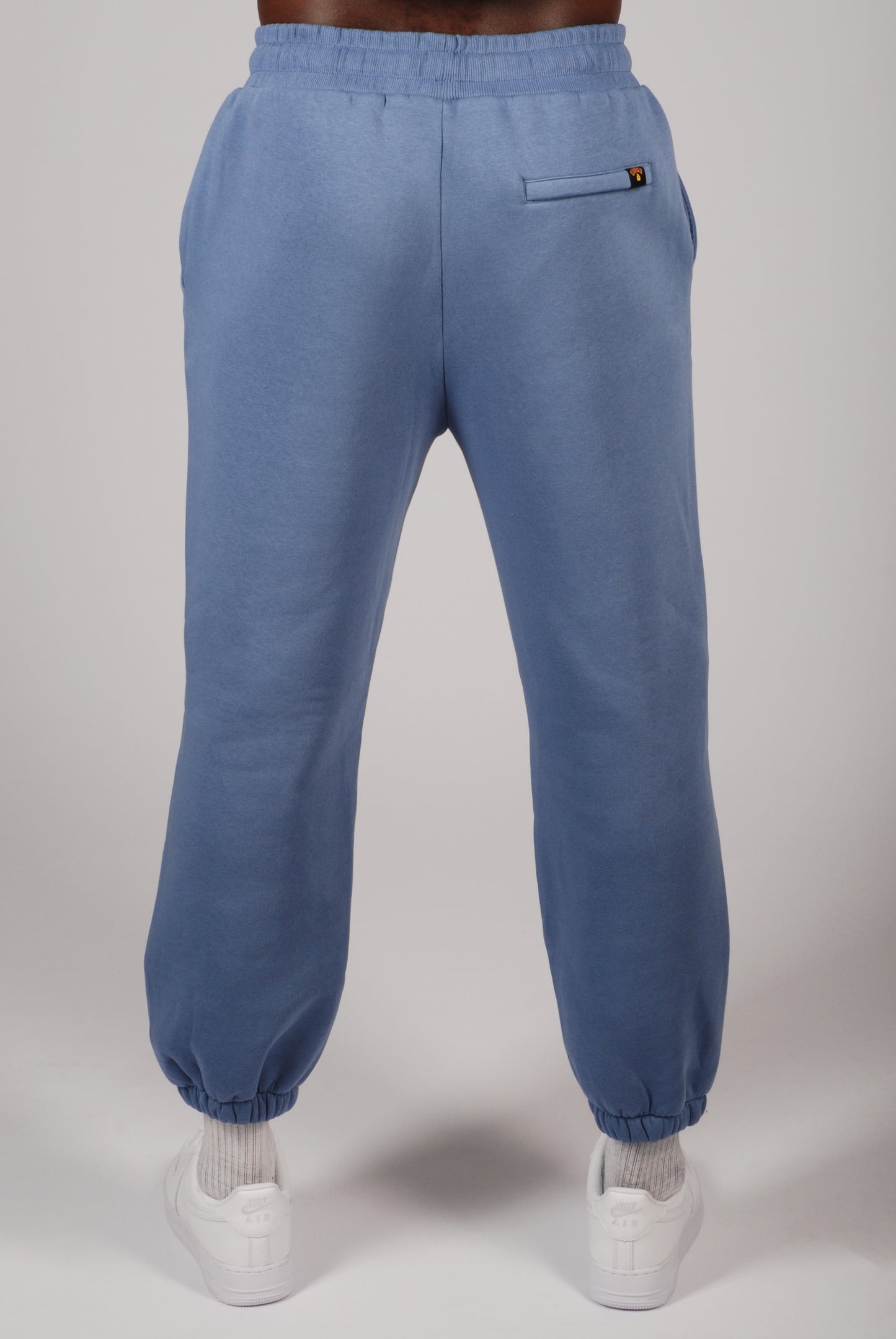 KRONK Boxing Team Towelling Applique Joggers Loose Fit Steel Blue