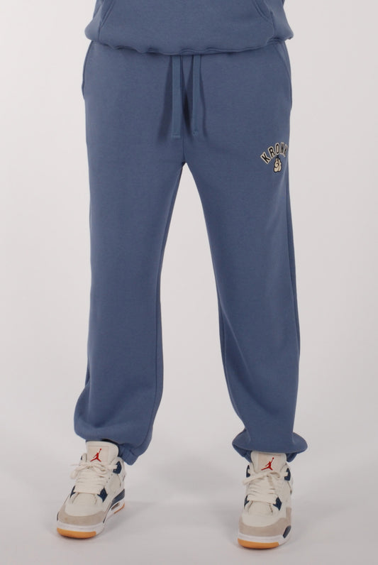KRONKWOMEN Gloves Applique Joggers Loose Fit Steel Blue